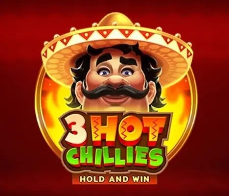 3 Hot Chillies online game logo by 3 Oaks Gaming on spinsofglory.ch