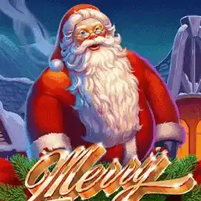 Official Megaways logo: Merry Megaways by Iron Dog Studio at SpinsofGlory Casino